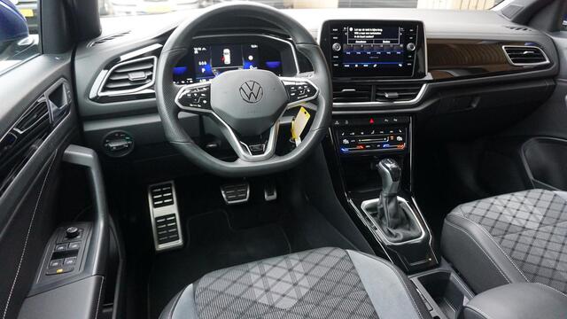 Volkswagen T-Roc 1.5 TSI 150pk DSG 2x R-Line IQ Light Afn-Trekhaak 17inch LM Adaptive Cruise Control Stuurverwarming *Lapiz Blue*