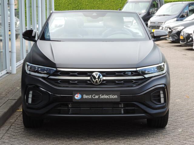 Volkswagen T-Roc Cabrio 1.5 TSI R-Line Edition Black - Leer | ACC | Nav | Stuur/stoelverw. | Camera | CarPlay | Afn. trekh.