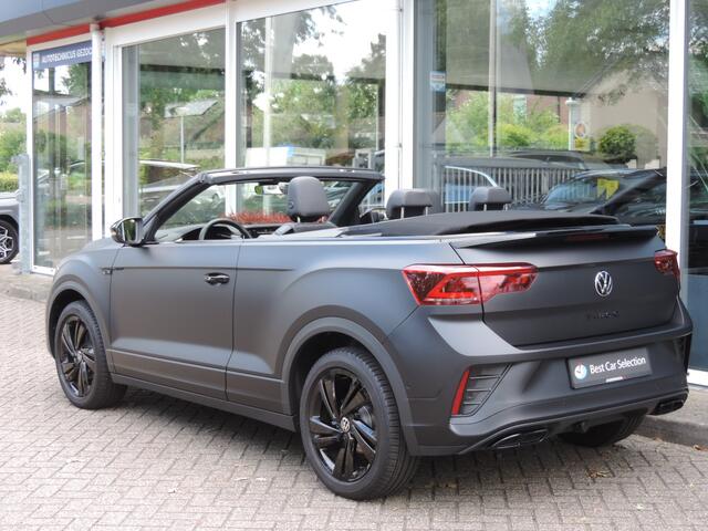 Volkswagen T-Roc Cabrio 1.5 TSI R-Line Edition Black - Leer | ACC | Nav | Stuur/stoelverw. | Camera | CarPlay | Afn. trekh.