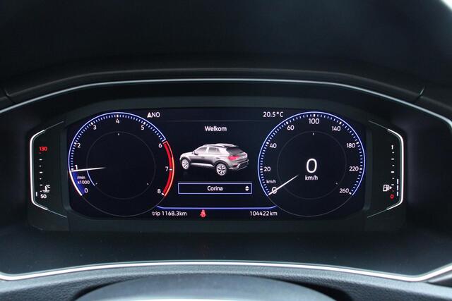 Volkswagen T-Roc 1.5 TSI Sport, VIRTUAL COCKPIT WINTERPAKKET, ACHTERUITRIJCAMERA, PARKEERSENSOREN, NAVI, TREKHAAK