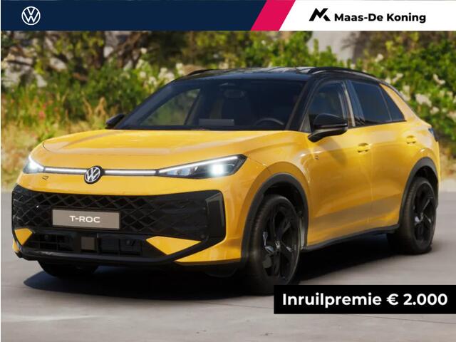 Volkswagen T-Roc R-Line First Edition 1.5 eTSI 150 PK 7 versn. DSG · Assistance Pakket · Black Style Pakket · Multimedia Pakket · Panoramaschuif-kanteldak ·