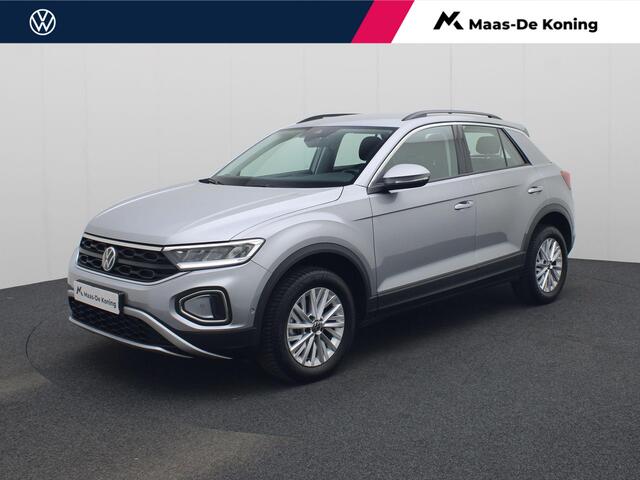 Volkswagen T-Roc 1.0TSI/110PK Life · Navigatie · Parkeersensoren · LED · Garantie tot september 2027 of 100000km.