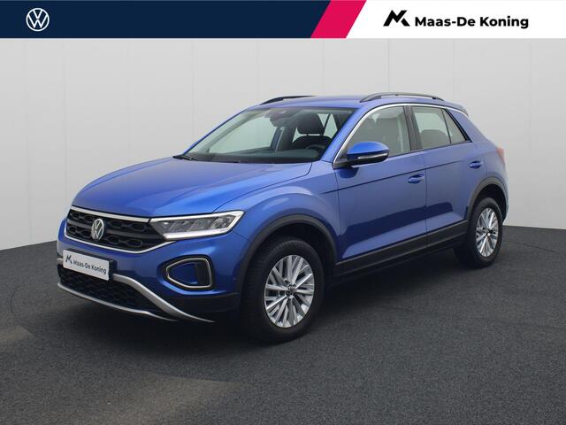 Volkswagen T-Roc 1.0TSI/110PK Life · Navigatie · Parkeersensoren · LED · Garantie tot september 2027 of 100000km.
