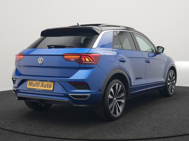 Volkswagen T-Roc 1.5 TSI DSG R-Line 150pk Dealer O.H. | Panodak | Trekhaak Afn. | Camera | Lederen Sportstoelen Verwarmd | Beats Audio | 19"L.M | Virtual | Navigatie | Blis |