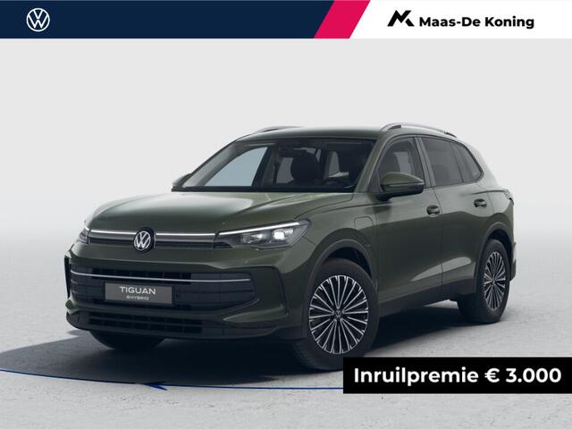 Volkswagen TIGUAN Life Edition 1.5 eHybrid 204 pk 6 versn. DSG · Comfort Pakket · Style Pakket · Trekhaak inklapbaar, met elektrische ontgrendeling, incl. aanhangermanoeuvreerhulp Trailer Assist ·