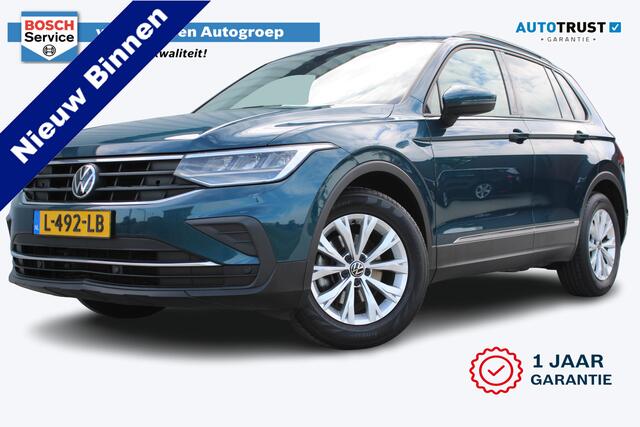 Volkswagen TIGUAN 1.5 TSI Life | Incl. 12 maanden garantie | Apple Carplay | Navigatie | Adaptive cruise control | Stoel en stuurverwarming | Wegklapbare trekhaak | Getint glas | LED koplampen |