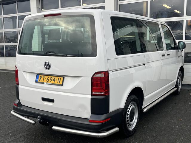 Volkswagen TRANSPORTER Kombi 8-persoons 2.0 TDI 150 pk DSG Automaat L1H1 BTW en BPM vrij Airco Cruise control Trekhaak PDC 1e eigenaar Euro 6 Combi Personenbus Passenger Groepsvervoer Taxi