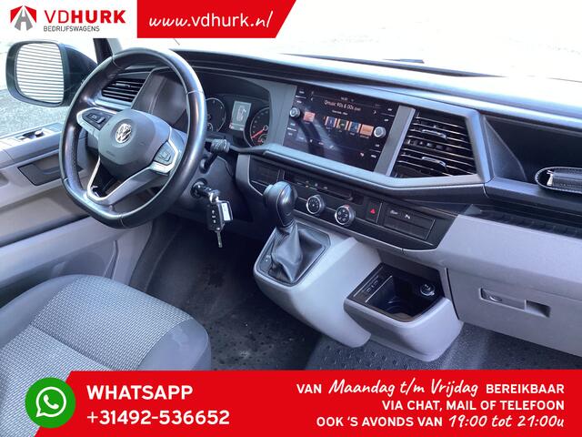 Volkswagen TRANSPORTER T6 2.0 TDI 150 pk DSG Aut. L2 DC Dubbel Cabine Adapt. Cruise/ 2.5t Trekhaak/ Carplay/ PDC