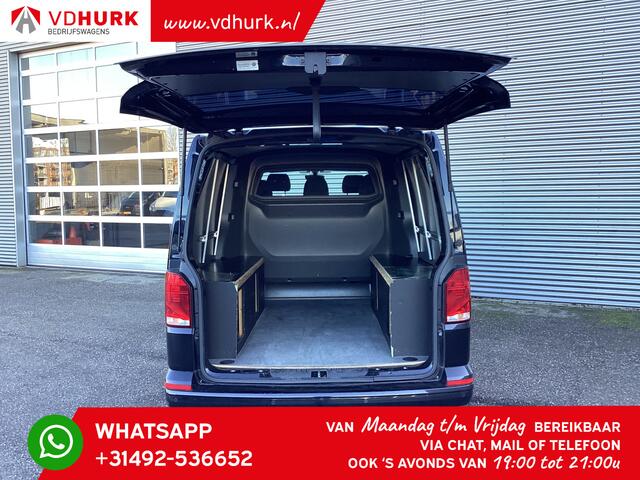 Volkswagen TRANSPORTER T6 2.0 TDI 150 pk DSG Aut. L2 DC Dubbel Cabine Adapt. Cruise/ 2.5t Trekhaak/ Carplay/ PDC