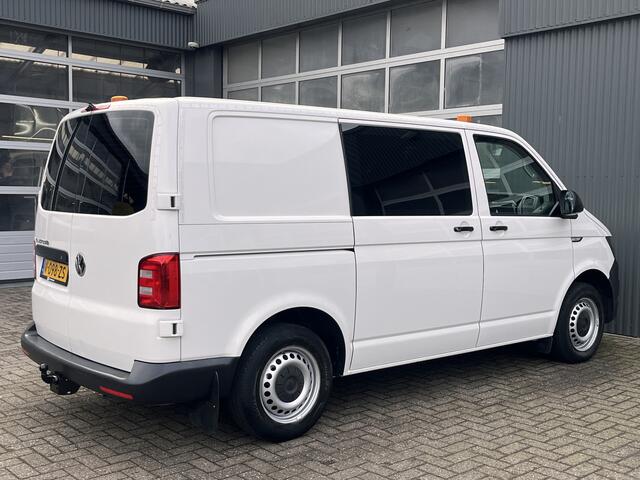Volkswagen TRANSPORTER 2.0 TDI L1H1 Airco Cruise controle Trekhaak 2200kg Kastinrichting Omvormer Standkachel Telefoonvoorbereiding 2-Persoons 1e eigenaar Euro 6 Bpm vrij voor particulier gebruik!!