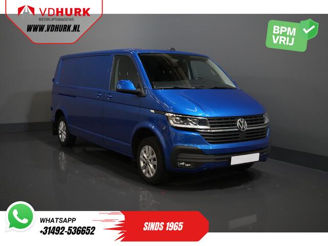 Volkswagen TRANSPORTER T6.1 2.0 TDI 150 pk L2 DSG Aut. Highline/ 2.5t Trekhaak/ Standkachel/ Stoelverw./ Adapt.Cruise/ LED/ Carplay/ Navi/ Camera/ PDC/ Airco