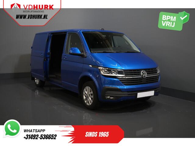 Volkswagen TRANSPORTER T6.1 2.0 TDI 150 pk L2 DSG Aut. Highline/ 2.5t Trekhaak/ Standkachel/ Stoelverw./ Adapt.Cruise/ LED/ Carplay/ Navi/ Camera/ PDC/ Airco