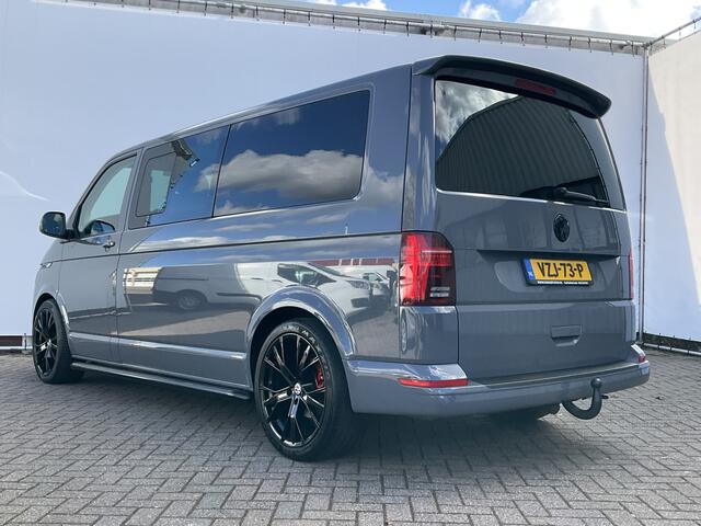 Volkswagen TRANSPORTER 6-Pers 2.0 TDI L2H1 DC 28 Highline Leer Cam Trekhaak Lang Multivan Caravelle Bulli 6 Persoons