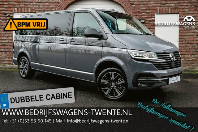 Volkswagen TRANSPORTER T6.1 2.0 TDI 204 PK DSG CARAVELLE L2H1 A-Deuren DUB/CAB ACC | LED | Leder | Apple Carplay/ Android Auto | Privacy glass |