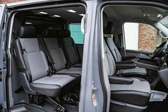 Volkswagen TRANSPORTER T6.1 CARAVELLE 2.0 TDI 150 PK DSG L2H1 DUB/CAB A-Klep ACC | LED | Digital Cockpit | Leder | Apple Carplay/Android Auto