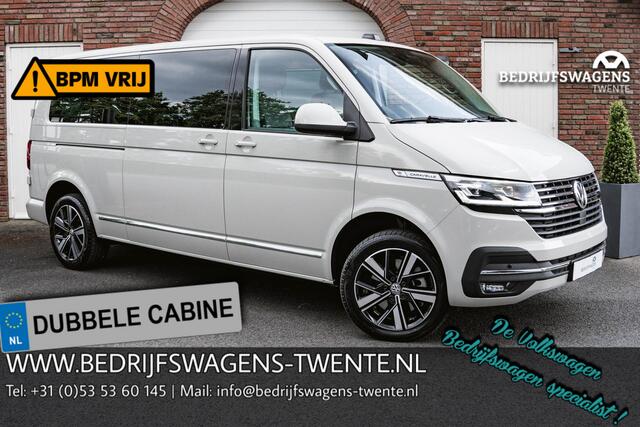 Volkswagen TRANSPORTER T6.1 Caravelle 2.0 TDI 204 PK DSG L2H1 DUB/CAB A-Deuren ACC | LED | Leder | Apple Carplay/ Android Auto | Privacy glass |