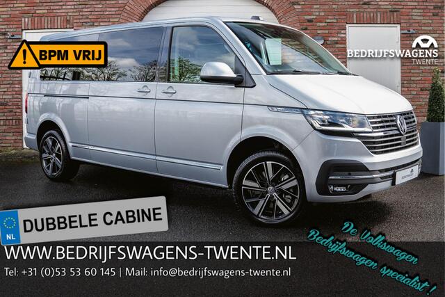 Volkswagen TRANSPORTER T6.1 Caravelle 2.0 TDI 204 PK DSG L2H1 DUB/CAB A-Deuren ACC | LED | Leder | Apple Carplay/ Android Auto | Privacy glass |
