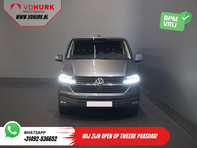 Volkswagen TRANSPORTER T6.1 2.0 TDI 150 pk DSG Aut. L2 BPM VRIJ! LED/ Adapt.Cruise/ Standkachel/ Stoelverw./ Carplay/ Camera/ PDC/ LMV/ Trekhaak/ Airco