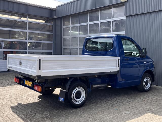 Volkswagen TRANSPORTER 2.0 TDI Euro 6 Pick up open laadbak Pick-up Airco Telefoonverbinding 3-Persoons 1e eigenaar Dealer onderhouden P-up Bakwagen Doka Pritsche