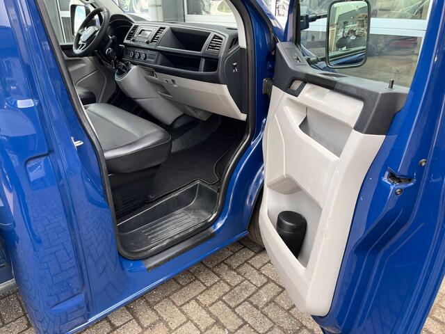 Volkswagen TRANSPORTER 2.0 TDI Euro 6 Pick up open laadbak Pick-up Airco Telefoonverbinding 3-Persoons 1e eigenaar Dealer onderhouden P-up Bakwagen Doka Pritsche