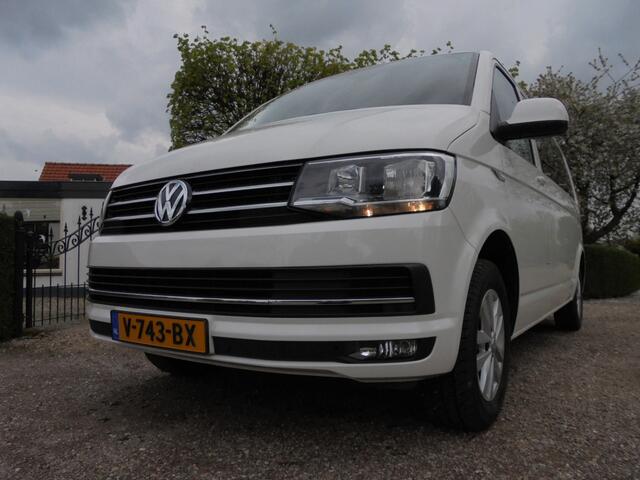 Volkswagen TRANSPORTER 2.0 TDI L2H1 DC Highline Automaat EURO 6 **150 PK**DEALER ONDERHOUDEN**DUBBEL CABINE**