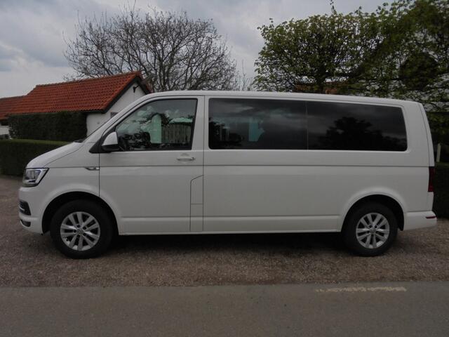 Volkswagen TRANSPORTER 2.0 TDI L2H1 DC Highline Automaat EURO 6 **150 PK**DEALER ONDERHOUDEN**DUBBEL CABINE**