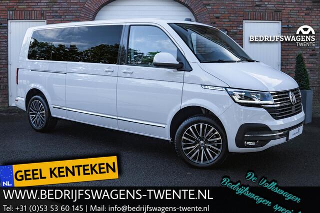 Volkswagen TRANSPORTER T6.1 2.0 TDI 204 PK DSG CARAVELLE L2H1 A-KLEP ACC | LED | Leder | Virtual Cockpit | Privacy glass |