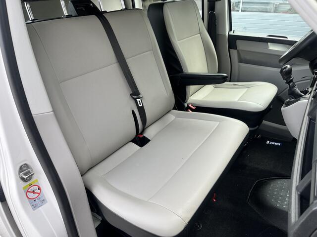 Volkswagen TRANSPORTER 2.0 TDI L2H1 DC Euro 6 Pick up Kipper Open laadbak Airco Trekhaak 2200kg trekgewicht 1e eigenaar Dealer onderhouden Telefoonverbinding Kieper P-up Doka Pritsche Ahk 2200kg