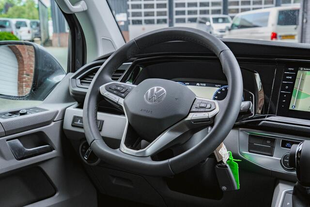 Volkswagen TRANSPORTER T6.1 2.0 TDI 150 PK DSG CARAVELLE L2H1 DUB/CAB A-Deuren ACC | LED | Digital Cockpit | Leder | Apple Carplay/Android Auto