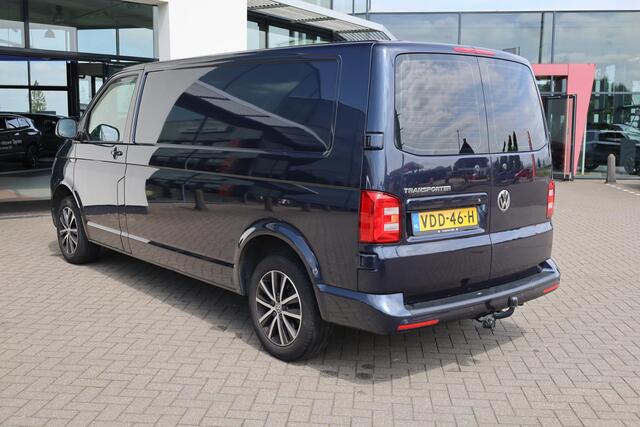 Volkswagen TRANSPORTER 2.0 TDI L2H1 Highline 150PK / 110kW DSG, T-Edition, 17" LMV, navigatie, LED koplampen met grootlichtassistent, achteruitrijcamera (rear view), trekhaak, Executive plus style pakket, adaptieve cruise control (acc), multifunctioneel lederen stuurwiel, acht