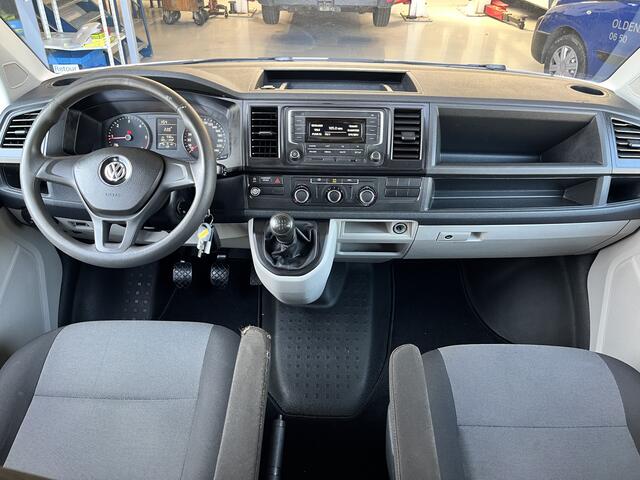 Volkswagen TRANSPORTER 2.0 TDI DC 3-zijdenkipper Pick-up Airco Trekhaak 2200 kg trekgewicht Telefoonverbinding 1e eigenaar Dealer onderhouden Kieper P-up Doka Pritsche Ahk 2200kg Euro 5