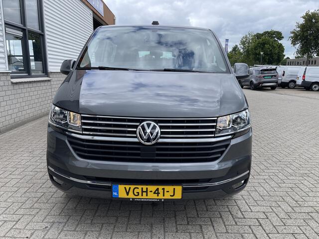 Volkswagen TRANSPORTER 2.0 TDI L2H1 30 DC 5 persoons / vaste prijs rijklaar ¤ 27.950 ex btw / lease vanaf ¤ 456 / grijs metallic / airco / cruise / Apple Carplay / lichtmetalen velgen / euro 6 / bpm vrij !