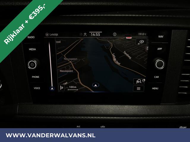 Volkswagen TRANSPORTER 2.0 TDI L2H1 Dubbele Cabine Euro6 *Rijklaar Direct Rijden* Airco | 5-Zits | Navigatie | Trekhaak | Apple Carplay Android Auto, Cruisecontrol, Parkeersensoren