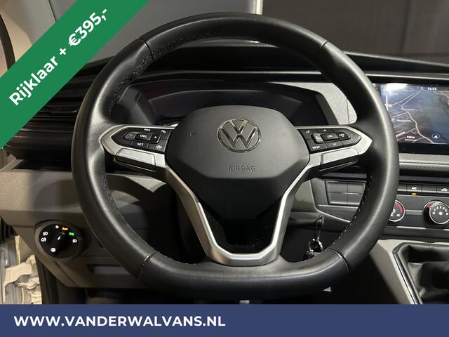 Volkswagen TRANSPORTER 2.0 TDI L2H1 Dubbele Cabine Euro6 *Rijklaar Direct Rijden* Airco | 5-Zits | Navigatie | Trekhaak | Apple Carplay Android Auto, Cruisecontrol, Parkeersensoren