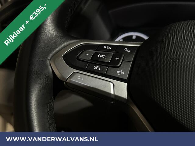 Volkswagen TRANSPORTER 2.0 TDI L2H1 Dubbele Cabine Euro6 *Rijklaar Direct Rijden* Airco | 5-Zits | Navigatie | Trekhaak | Apple Carplay Android Auto, Cruisecontrol, Parkeersensoren