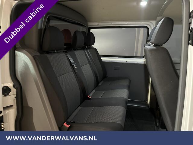 Volkswagen TRANSPORTER 2.0 TDI L2H1 Dubbele Cabine Euro6 Airco | 5-Zits | Navigatie | Trekhaak | Apple Carplay Android Auto, Cruisecontrol, Parkeersensoren