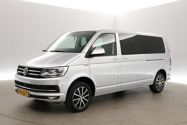 Volkswagen TRANSPORTER 2.0 TDI 150PK L2H1 | Dubbele Cabine | 5 Persoons | DSG Automaat ACC Airco 2xSchuifdeur Carplay LED Trekhaak Navi PDC 17"LMV