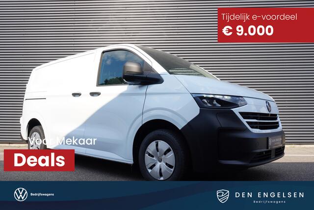 Volkswagen TRANSPORTER e-Transporter Life 218 pk, Achterdeuren zonder ruit, Trekhaak, Climatronic, Bijrijdersbank