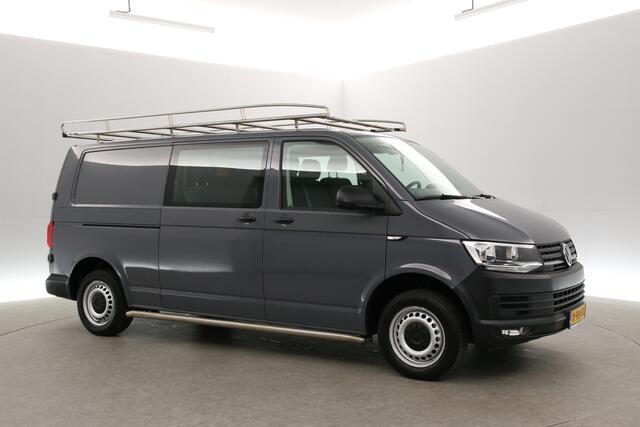 Volkswagen TRANSPORTER 2.0 TDI L2H1 | 140PK | DC | Airco | Cruise | Carplay | Trekhaak | Navi | Imperiaal | Parkeersens.