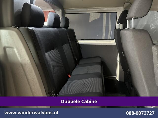 Volkswagen TRANSPORTER 2.0 TDI 150pk Automaat L2H1 Dubbele Cabine Euro6 Airco | 5-Zits | Camera | Apple Carplay Android Auto, Cruisecontrol, 2500kg Trekhaak