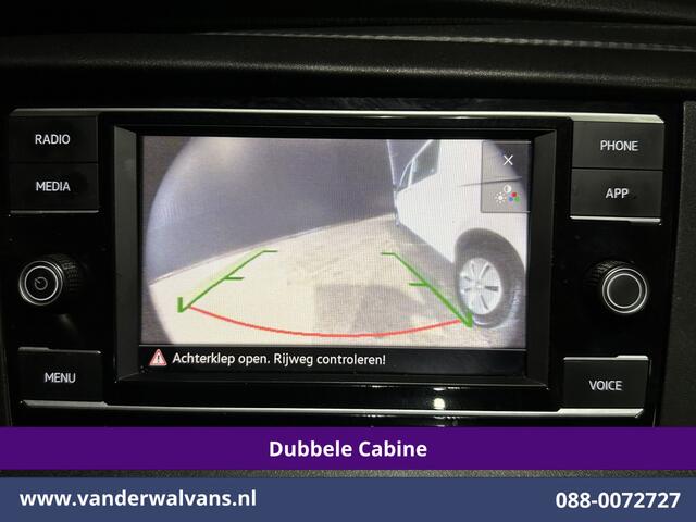 Volkswagen TRANSPORTER 2.0 TDI 150pk Automaat L2H1 Dubbele Cabine Euro6 Airco | 5-Zits | Camera | Apple Carplay Android Auto, Cruisecontrol, 2500kg Trekhaak