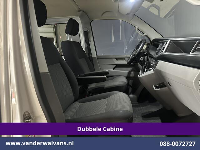 Volkswagen TRANSPORTER 2.0 TDI 150pk Automaat L2H1 Dubbele Cabine Euro6 Airco | 5-Zits | Camera | Apple Carplay Android Auto, Cruisecontrol, 2500kg Trekhaak
