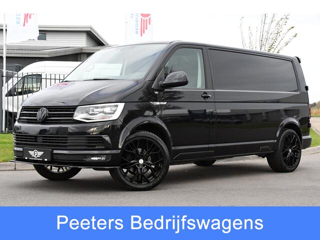 Volkswagen TRANSPORTER 2.0 TDI L2H1 Black Edition Highline Adaptieve Cruise, Camera, Carplay, Leder, Trekhaak, Sensoren, 150pk, Automaat, Uniek!
