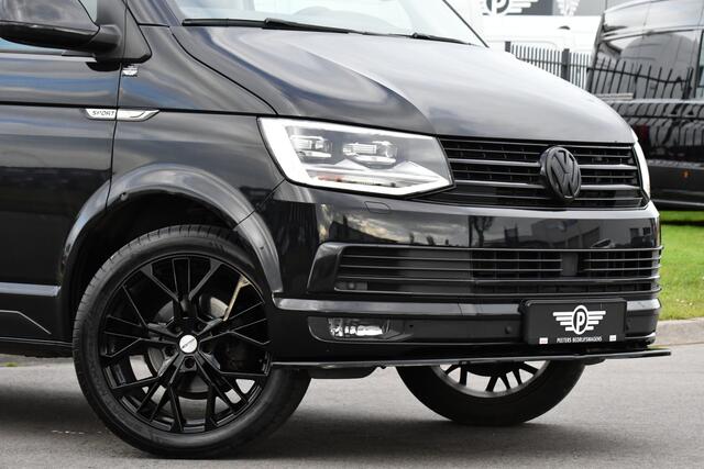 Volkswagen TRANSPORTER 2.0 TDI L2H1 Black Edition Highline Adaptieve Cruise, Camera, Carplay, Leder, Trekhaak, Sensoren, 150pk, Automaat, Uniek!