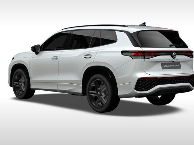 Volkswagen Tayron R-Line-Edition 1.5 eHybrid 272 pk 6 versn. DSG · Assistance Pakket Plus · Black Style Pakket · Comfort Pakket Plus · Design Pakket · Interieur Style Pakket · Multimedia Pakket Plus · Travel Pakket · Trekhaak incl. aanhangermanoeuvreerhulp 'Trailer Assist'