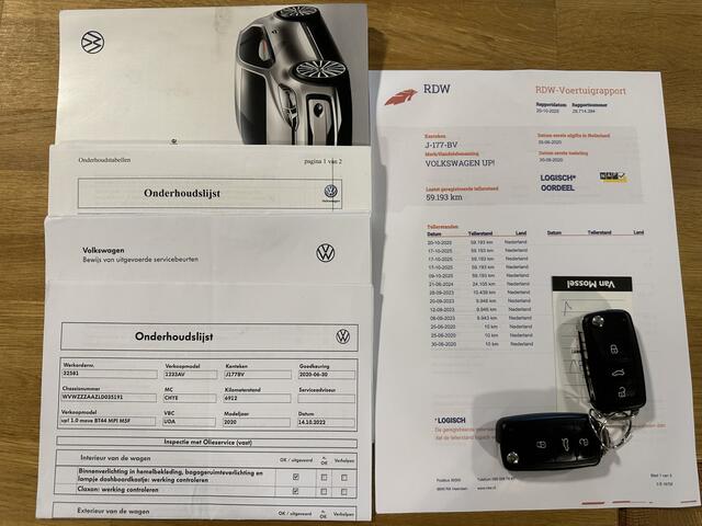 Volkswagen UP! 1.0 BMT move up! Rijklaar incl. garantie!!