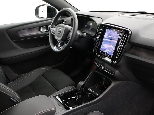 Volvo C40 RECHARGE TWIN ULTIMATE 78 kWh 408 PK SAGE GREEN + ELEK. TREKHAAK | 20 INCH | PANORAMA | PILOT ASSIST | ACC | HK