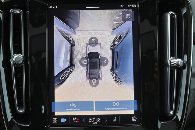 Volvo C40 Recharge Twin Ultimate 82 kWh - Panoramadak - IntelliSafe Assist & Surround - 360º Camera - Harman/Kardon audio - Verwarmde voorstoelen & stuur - Parkeersensoren voor & achter - Elektr. bedienb. voorstoelen met geheugen links - Draadloze tel. lader - Warm