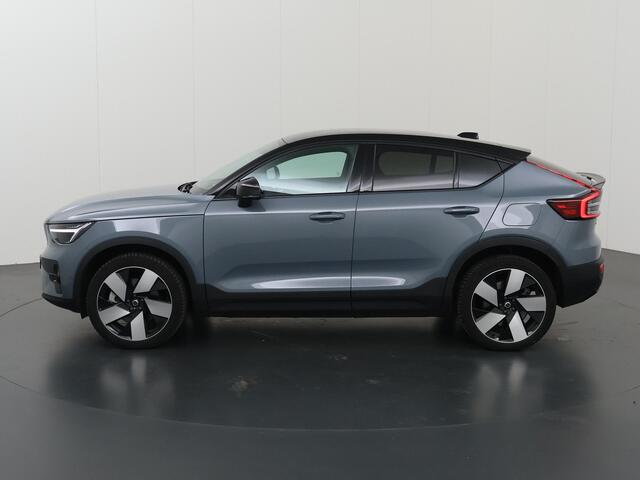 Volvo C40 Recharge Twin Intro Edition 78 kWh | SOH 96% | Navigatie | Comfortstoelen | 360 Camera | DAB | Apple CarPlay/Android Auto | Panoramadak | Adaptieve Cruise Control | Ele. kofferdeksel | Ele. stoelen + Geheugen | Harman/Kardon |