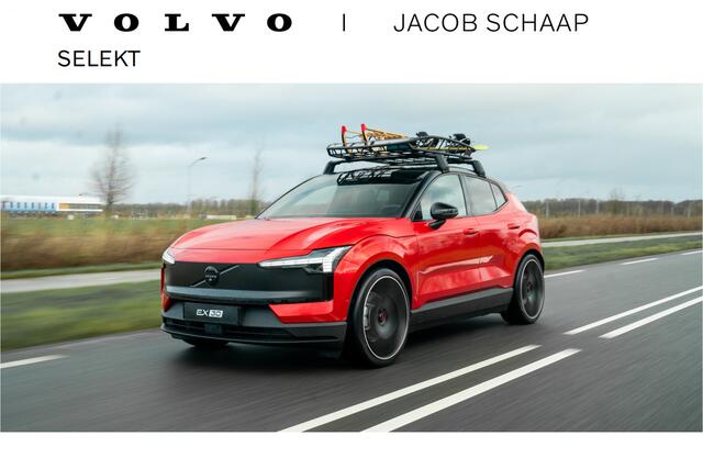 Volvo EX30 Extended Range Ultra / Alleen bij Jacob Schaap / Velgen 21" Everlast / Fusion RED Wrap / Verlaagd /